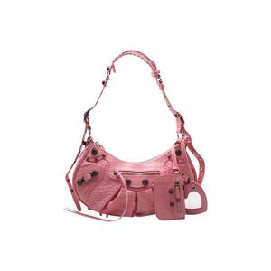 발렌시아가 여성 연핑크 Cagole 스몰 애니멀 호보백 67130723EBY5812 5812
