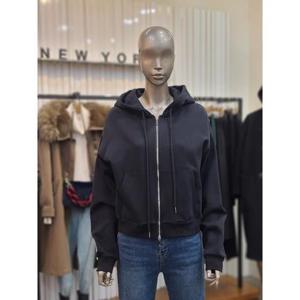 제시뉴욕 세이브존05 하프크롭 후드 집업 점퍼 BE85NLMC0200BK