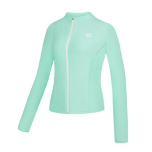 A6BL1QR41MNT 코어 여성 레귤러핏 집업 래쉬가드