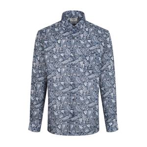 [레노마(셔츠)]TEXTA 린넨 플라워 프린트 긴소매셔츠RQSSG1072NY