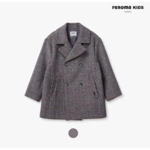레노마키즈 HC12 모직 체크 피코트 R2341C005