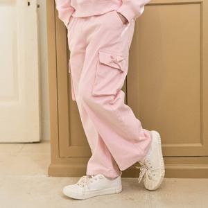 로엠걸즈리본 카고 와이드바지 RGTC25W1C