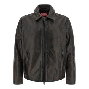 디젤 가죽 자켓 A204610BKBR9XX Brown