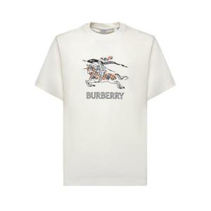 버버리 반팔 티셔츠 8121034 B7078 CHALK