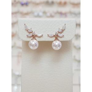 볼라레 세이브존01 넵투누스 진주 꽃 귀걸이 spe939