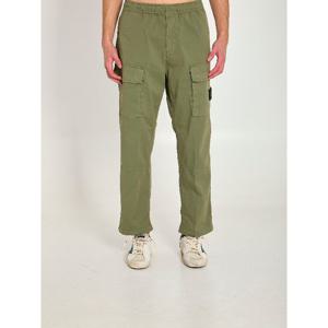 스톤아일랜드 엘라스틱 웨이스트밴드 카고 팬츠 L1S153100020 S