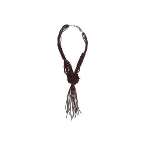 Brunello Cucinelli 비즈 매듭 디테일 네크리스 MCOW9LE06CRED