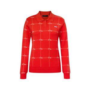 [와이드앵글]여성 CO 전판 체크 폴로넥 스웨터 L WWP26K51WU