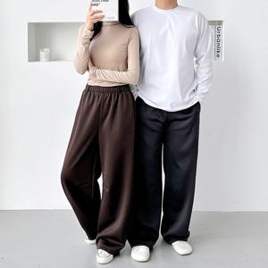 비욘드라이프 레더 하이웨이스트 와이드 반바지 1004740