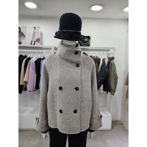 미센스 세이브존04 하이넥 핸드메이드 하프코트 MB5YHMM5104Z