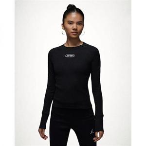 NIKE 조던 플라이트 여성 긴팔 탑 - 블랙세일 IO9717-010 1712713