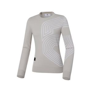 [와이드앵글]여성 WL PRO 로고 라운드 스웨터 WWU22K02E1