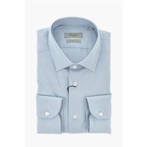 꼬르넬리아니 긴팔 셔츠 94P608 9411710 008 Blue