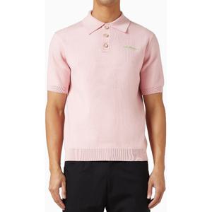 카사블랑카 울 블렌드 자수 시그니처 폴로 티셔츠 SP26KW1254 0