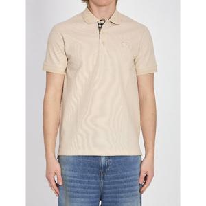 버버리 엠브로이더리 나이트 피케 폴로 티셔츠 8126921 C2246