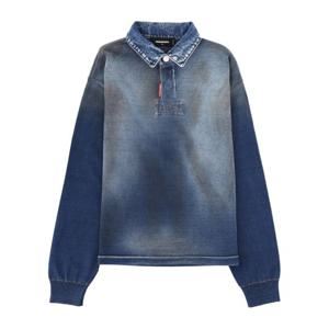 디스퀘어드2 데님 이펙트 폴로 티셔츠 S74HA1611 D13192470