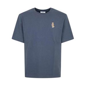 메종키츠네 반팔 티셔츠 QM00101KJ7025 0422 SHADOW BLUE