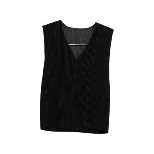 옴므 플리세 이세이 미야케 니트 베스트 HP66JE511 15 Black
