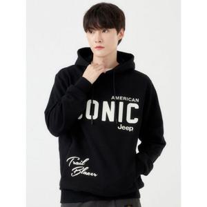 지프  남녀공용 아이코닉 로고 후드티셔츠 (JM3THU061B)