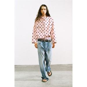 자라 ZARA 도트 재킷 - 라이트 로즈 4341730644 323822