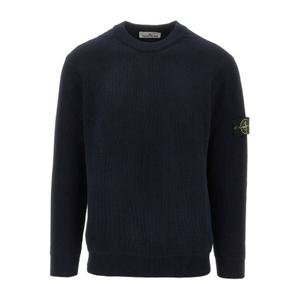 스톤아일랜드 크루넥 리브 니트 스웨터 L1S155100154 S00D8 V00