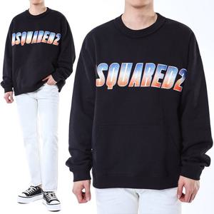 디스퀘어드 글리터 기모 맨투맨/74GU0743 S25516 900