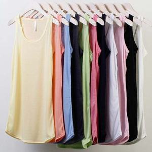 빅사이즈 빅사이즈 소프트 컬러 망고 나시 DIN0019R 데일리