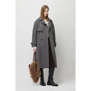 [시슬리] 버디 트렌치형 롱 코트 (SACT43561)