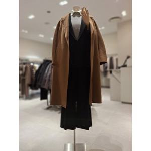 쉬즈미스 (SWHCTP42130) 울 벨티드 핸드메이드 롱 코트