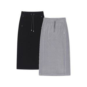 르꼬끄 [60% OFF] (QP422OSKO2) 여성 벨벳 맥시 스커트 대전신세계 327206 (르꼬끄)