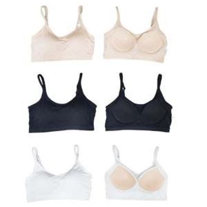 좋은 품질 브라탑 노와이어 패드일체형 캡내장 끈브라