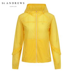 [세인트앤드류스] 여성 프릴 라인 후드 레인 점퍼 821E2JP301_YL