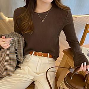 심플 골지 패턴 슬림핏 오버핸드 티숙 TDN0111 면티 S 라운드넥 티숙 남성 사이즈