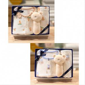 압소바 HK(아기선물2종)카푸곰돌 코튼모달슬림내의 애착딸랑이세트(26SS) (A1A103D4A)