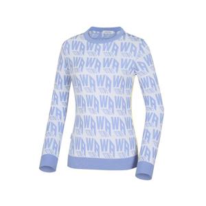 [와이드앵글]여성 CO 모노그램 라운드 풀오버 WWP24K72B8