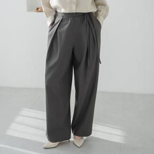 엄마옷 마담4060 클래씨마담 비엔끈와이드슬랙스 데일리 여성바지-ZPN2602001-