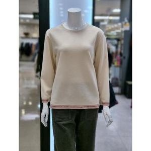 화이트호스 세이브존05 테잎 배색 라운드넥 티셔츠 A261403