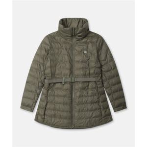 코오롱스포츠 KOLON SPORT 여성 키퍼 중기장 벨티드 패딩 재킷 TVJJW25522DKH 329370