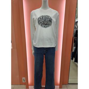 [수스]레이스 프린팅 비즈 레터링티셔츠 S261TS252_US