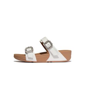 핏플랍 여성 루루 버클 가죽 샌들 E1E-194