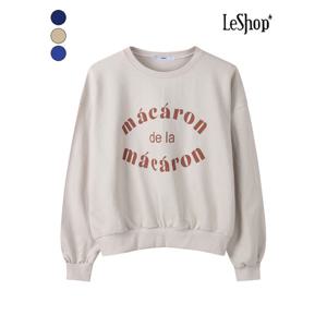 [르샵]마카롱 패치 맨투맨 티셔츠 (BQ2TS005A)