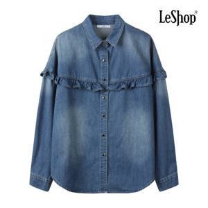 [르샵]프릴 워싱 데님 셔츠 BQ2BL008A