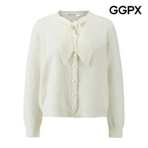 [지지피엑스]타이넥 실버볼 버튼 니트 가디건 GQ2KG006F