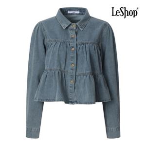 [르샵]데님 캉캉 블라우스 BQ2BL010A