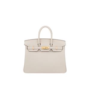 [엘러브] 새상품 에르메스 벌킨25 크레 금장 K각인 6HH0031