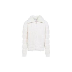 카사블랑카 니트 패디드 재킷 MAW25KW1048 01WHITE TP973384061