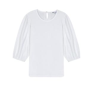 [뱅뱅]여성 퍼프 소매 7부 티셔츠 (CTM141)