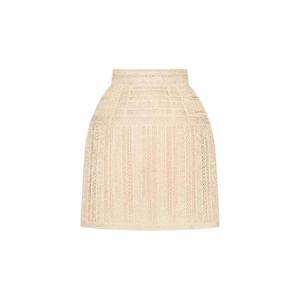 25 FW 돌체앤가바나 크로셰 니트 슬림 핏 미니 스커트 F4BT9ZGD0B8 TP450044071
