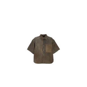 25 FW 에이골디 포켓 반소매 셔츠 A40661917BRAK TP449982237