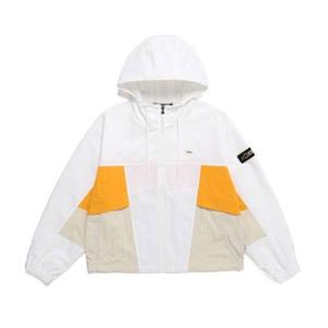 내셔널지오그래픽 여성 베어리 우븐 배색 바람막이 N241WFT090 331713